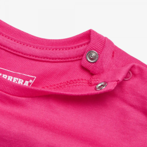 Tshirt con stampa logo Carrera - colore Hot Pink - NS23J01 - 9 mesi oppure 18mesi
