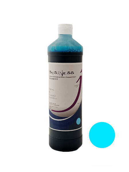 C BUSINESS CIANO TANK  PFI-050 DA 1000 ML. INCHIOSTRO PIGMENTATO COMPATIBILE PER PLOTTER CANON TC-21