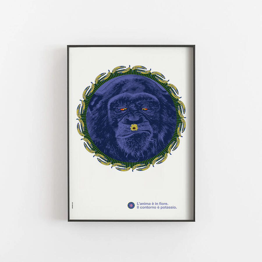 L'anima in fiore. Il contorno è potassio.