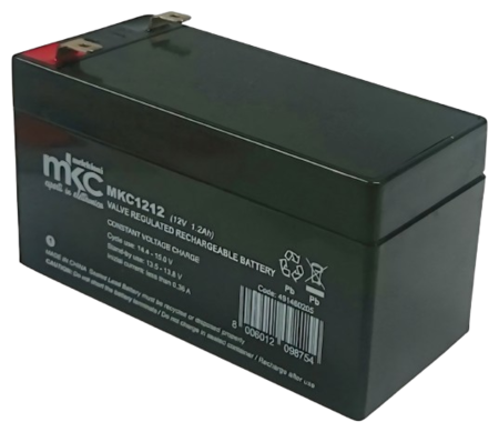 Batteria al piombo ricaricabile 12 volt. - 1,2 ah
