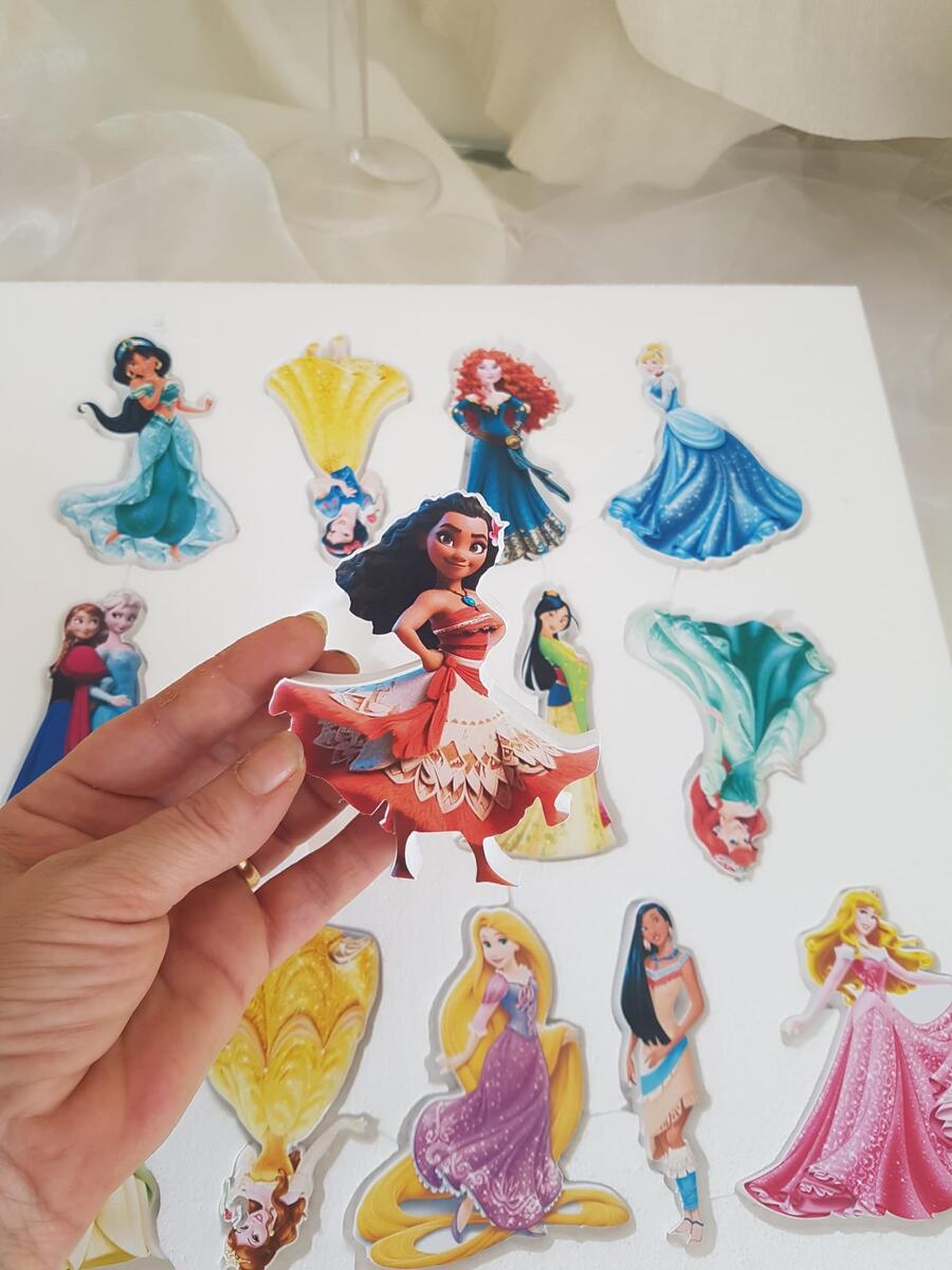 Tema Principesse 13pz topper torta