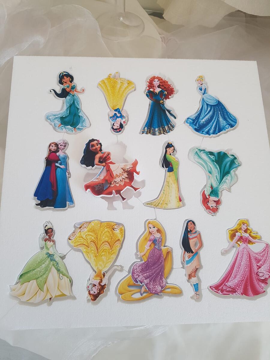 Tema Principesse 13pz topper torta