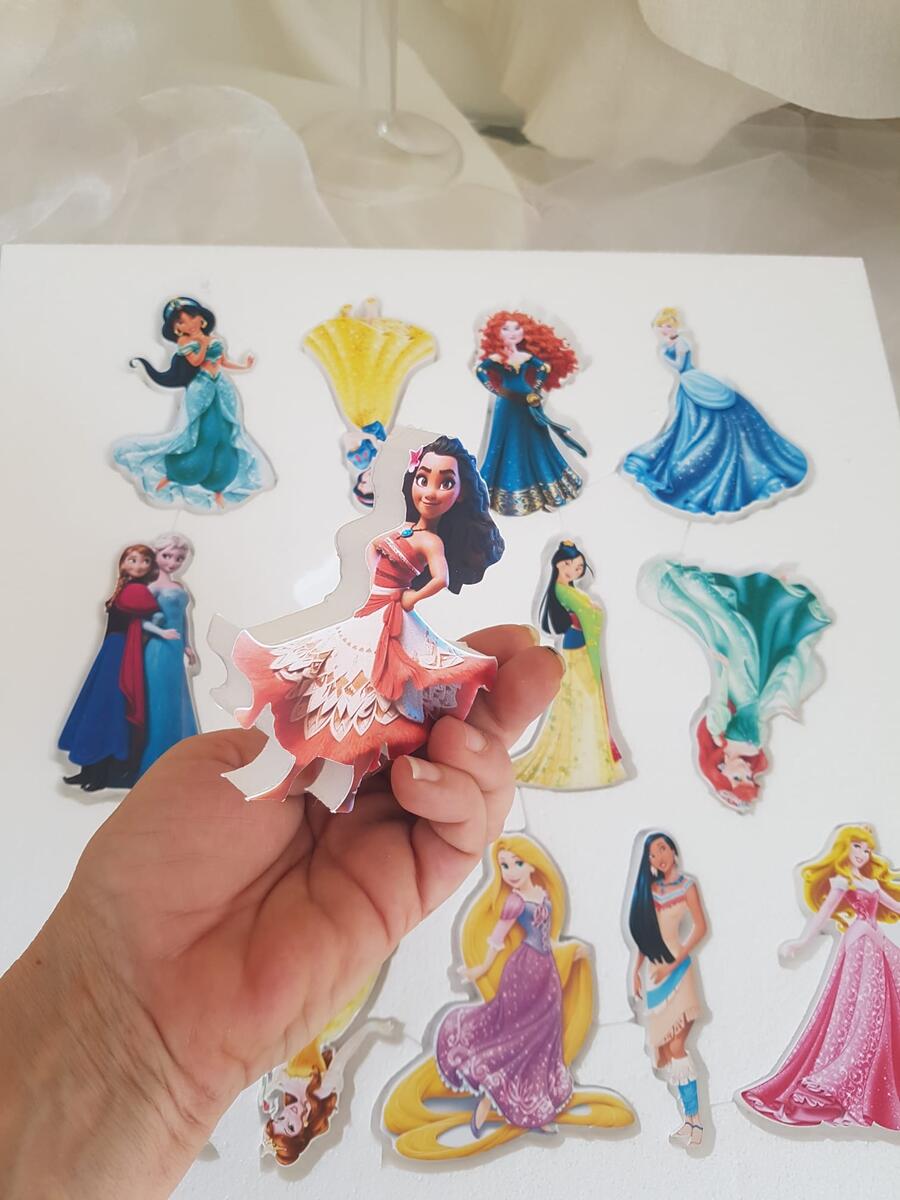 Tema Principesse 13pz topper torta
