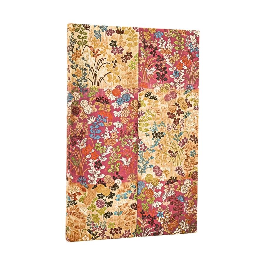 Agenda settimanale 2026 Paperblanks Kara-ori Rosa – Kimono Giapponese – Maxi