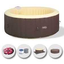 Easy Zone Vasca Idromassaggio Gonfiabile 800L 180x180x65cm riscaldata