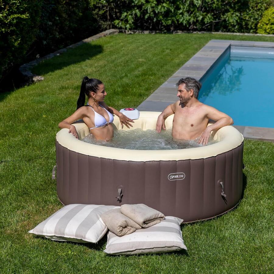 Easy Zone Vasca Idromassaggio Gonfiabile 800L 180x180x65cm riscaldata