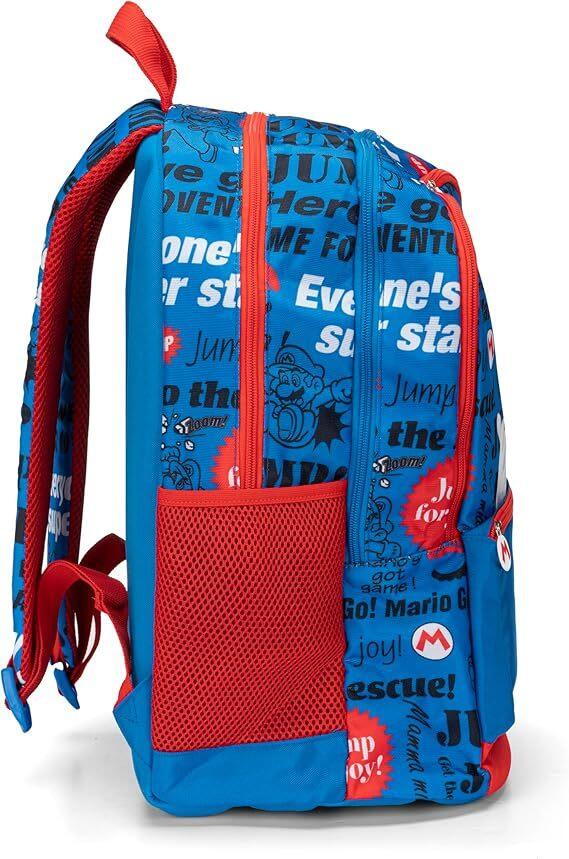 Zaino Super Mario 2 tasche - Franco Cosimo Panini - 699996