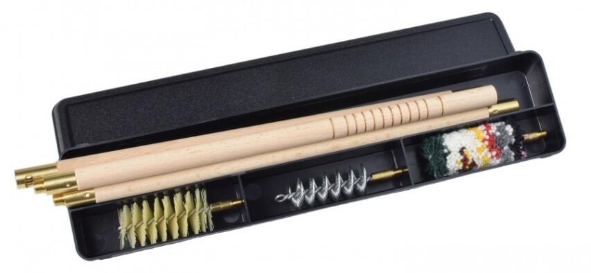 kit pulizia fucile cal.12 in astuccio di plastica