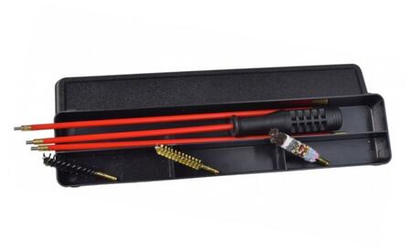 kit pulizia carabina mm.6(cal.22) - mm.7 - mm.8 (cal.30.06) in astuccio di plastica