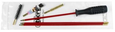 kit pulizia carabina cal.4,5 - mm.8 (cal.30.06) / mm.9 in sacchetto minigrip