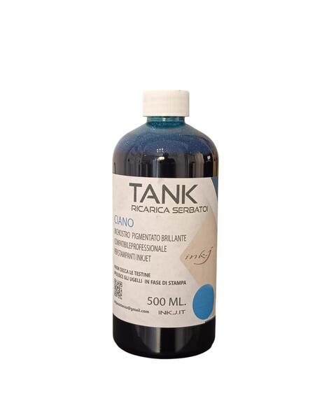C BUSINESS CIANO TANK  PFI-050 DA 500 ML. INCHIOSTRO PIGMENTATO COMPATIBILE PER PLOTTER CANON TC-21