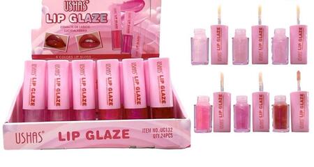USHAS LIP GLAZE 
 [Confezione da 24 pezzi]