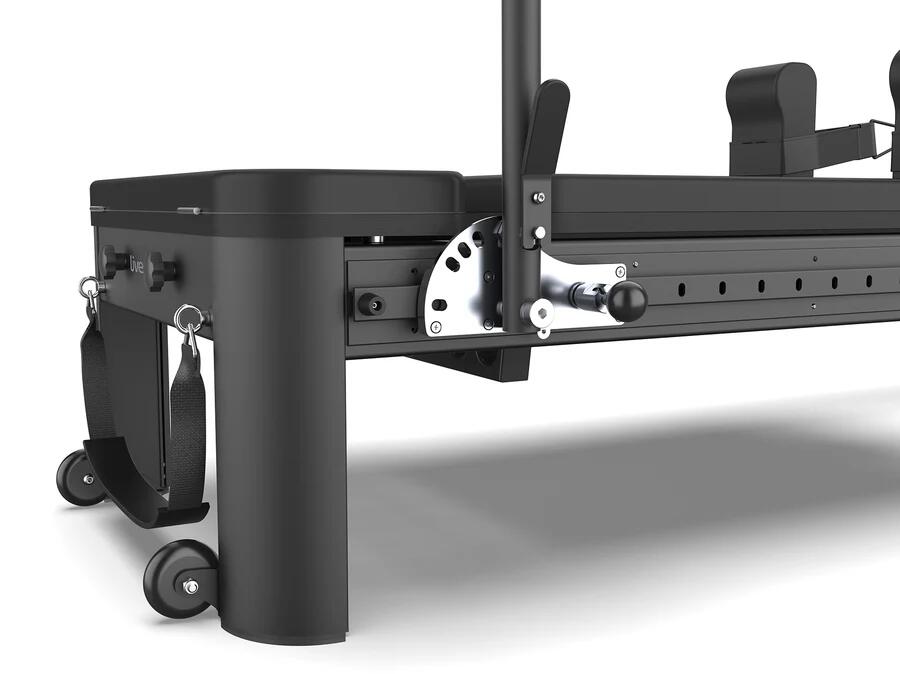 Reformer in Alluminio full track PTX 8000 Black Pearl-  linea Lifeness di Toorx- Cod. PTX-8000BP