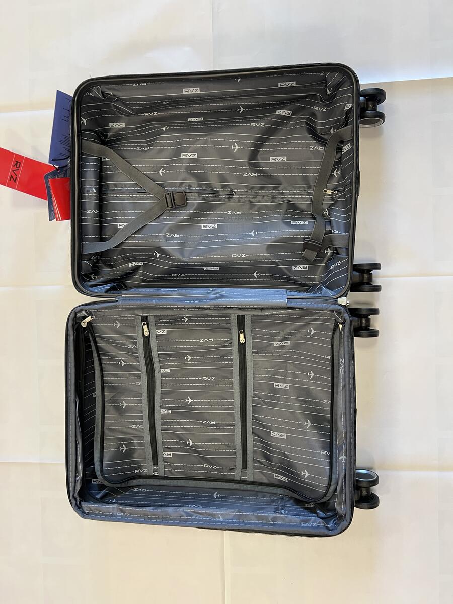 Trolley Valigia Media Ravizzoni Grigio 67x44x26cm