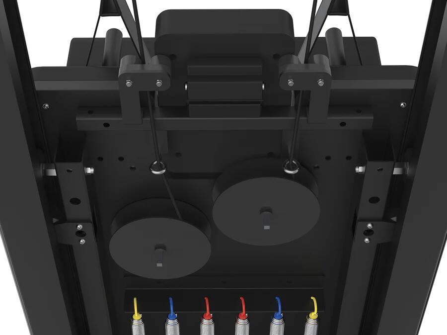 Reformer in Alluminio PTX 7500 Black Pearl-  linea Lifeness di Toorx- Cod. PTX-7500BP