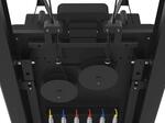 Reformer in Alluminio PTX 7500 Black Pearl-  linea Lifeness di Toorx- Cod. PTX-7500BP