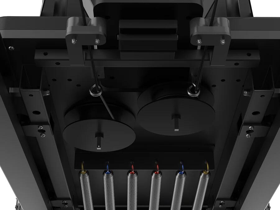 Reformer in Alluminio PTX 7500 Black Pearl-  linea Lifeness di Toorx- Cod. PTX-7500BP