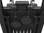 Reformer in Alluminio PTX 7500 Black Pearl-  linea Lifeness di Toorx- Cod. PTX-7500BP