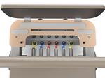 Reformer in Alluminio PTX 7500 Moon&Sand-  linea Lifeness di Toorx- Cod. PTX-7500MS