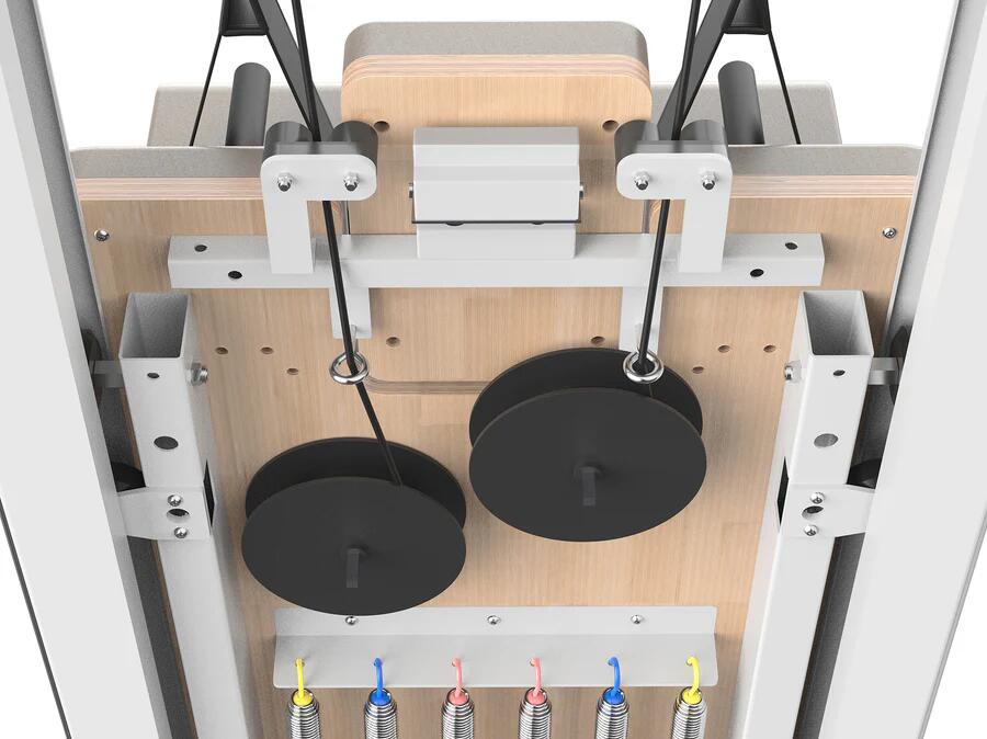 Reformer in Alluminio PTX 7500 Moon&Sand-  linea Lifeness di Toorx- Cod. PTX-7500MS