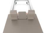 Reformer in Alluminio PTX 7000 Moon&Sand-  linea Lifeness di Toorx- Cod. PTX-7000MS