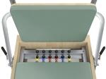 Cadillac Reformer in legno di quercia naturale PTX 6000 Green tea-  linea Lifeness di Toorx- Cod. PTX-6000
