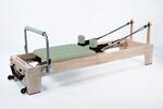 Reformer in legno di quercia naturale PTX 5000 Green tea-  linea Lifeness di Toorx- Cod. PTX-5000