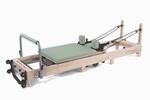 Reformer in legno di quercia naturale pieghevole PTX 3000 Green Tea - Linea Liveness di Toorx - Cod. PTX-3000G