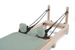 Reformer in legno di quercia naturale pieghevole PTX 3000 Green Tea - Linea Liveness di Toorx - Cod. PTX-3000G