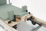 Reformer in legno di quercia naturale pieghevole PTX 3000 Green Tea - Linea Liveness di Toorx - Cod. PTX-3000G