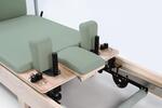 Reformer in legno di quercia naturale pieghevole PTX 3000 Green Tea - Linea Liveness di Toorx - Cod. PTX-3000G