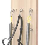 Spring wall unit in legno di quercia naturale - Linea Liveness di Toorx - Cod. PTX-2000