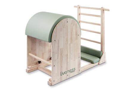 Ladder barrel in legno di quercia naturale - Linea Liveness di Toorx - Cod. PTX-1900G Green Tea
