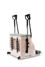 Wunda Chair in legno di quercia naturale - Linea Liveness di Toorx - Cod. PTX-1800G Green Tea