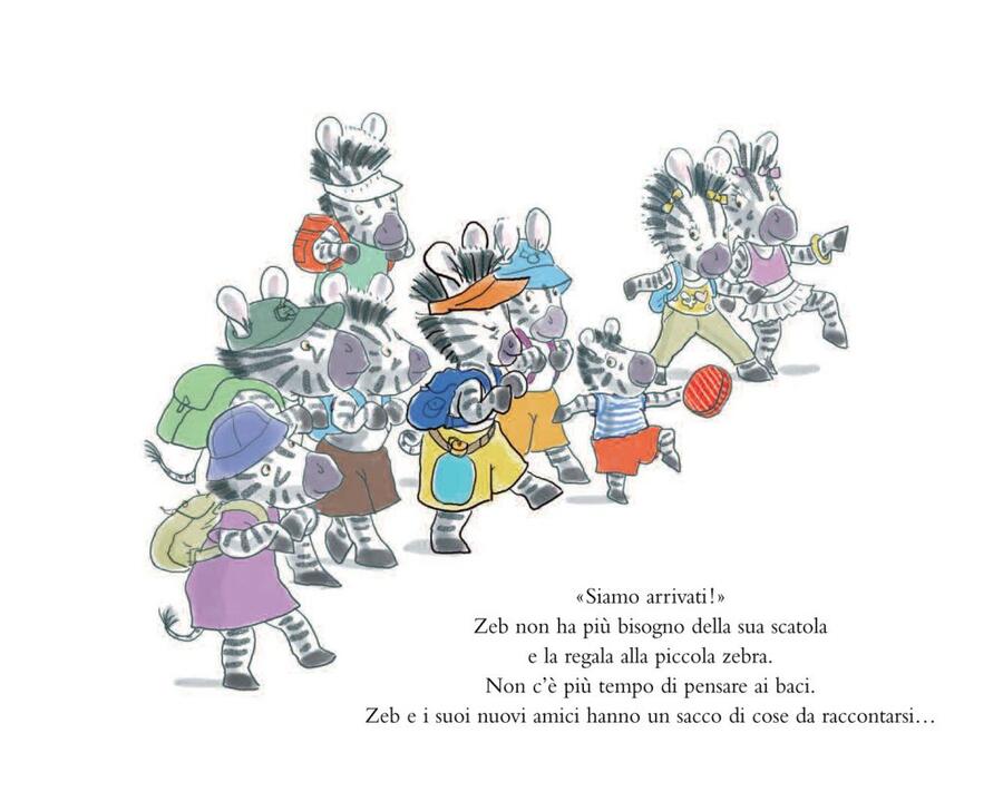 Zeb e la scorta di baci