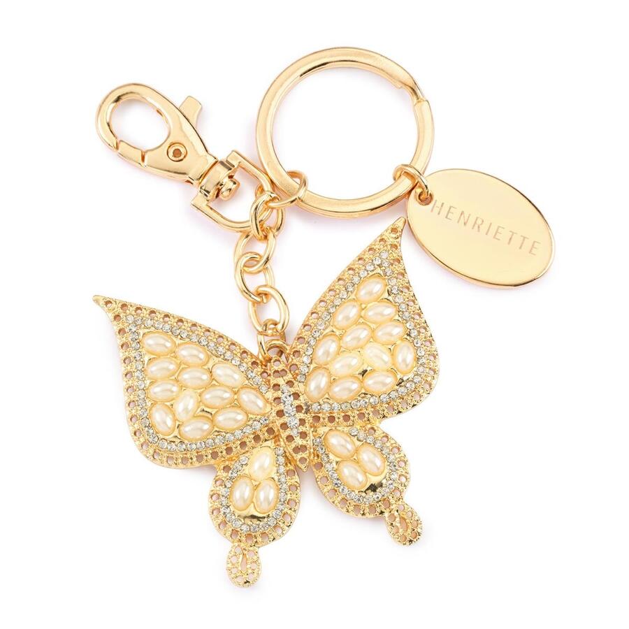 Henriette - Portachiavi Butterfly Metallo