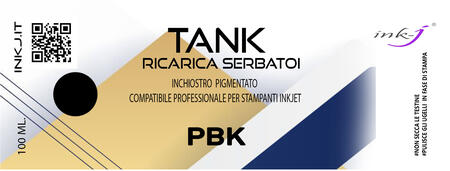 inchiostro photo black pigmentato TANK  compatibile per canon pixma g-tank tutti i modelli 250 ml.