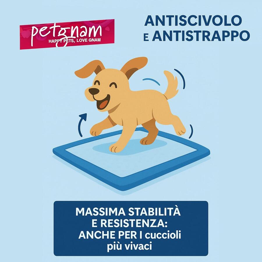 300 tappetini assorbenti 60x90 per cani gatti cuccioli traverse igieniche offerta Petgnam