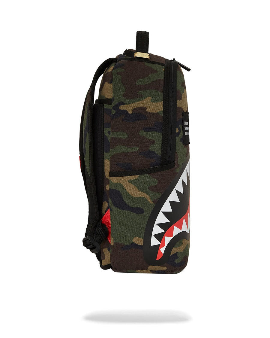 Sprayground Shark Central Camo DLXS Backpack