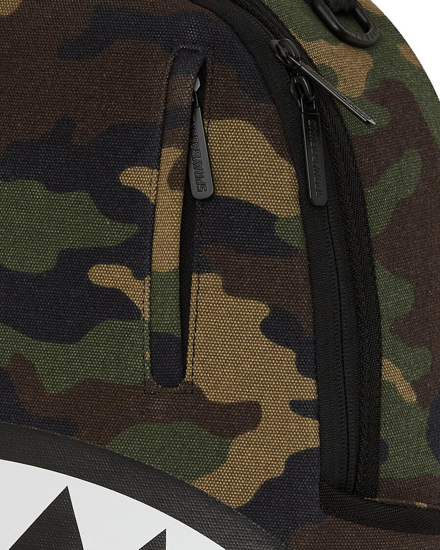 Sprayground Shark Central Camo DLXS Backpack