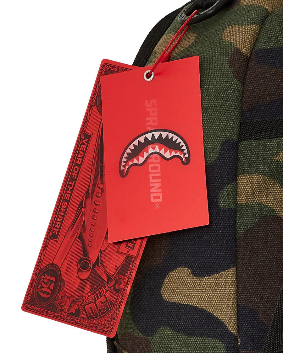 Sprayground Shark Central Camo DLXS Backpack