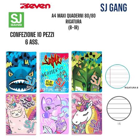 SJ GANG MAXI QUADERNI MOD.1
 [Confezione da 10 pezzi]