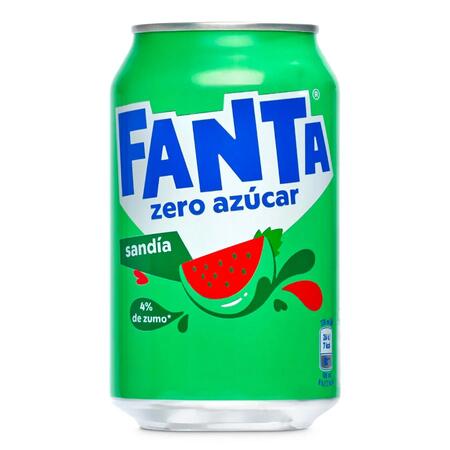 Fanta sandia zero azucar anguria zero zuccheri 330ml