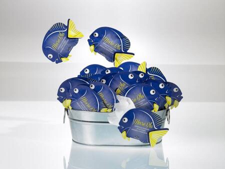 SALVIETTE MARE BLU cm.11x8 Conf.500 pezzi