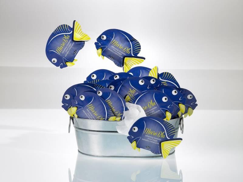 SALVIETTE MARE BLU cm.11x8 Conf.500 pezzi