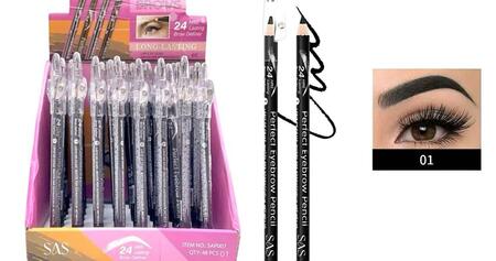 USHAS MATITA PER OCCHI LONG LASTING
 [Confezione da 48 pezzi]
