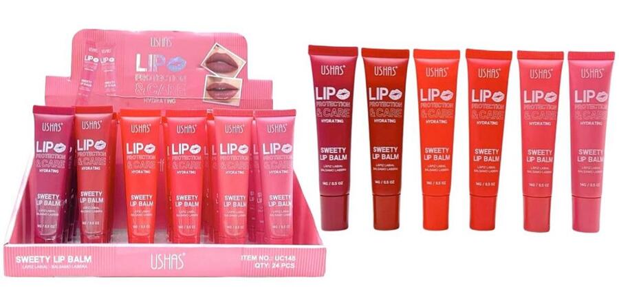 USHAS LIP PROTECTION CARE HYDRATING
 [Confezione da 24 pezzi]