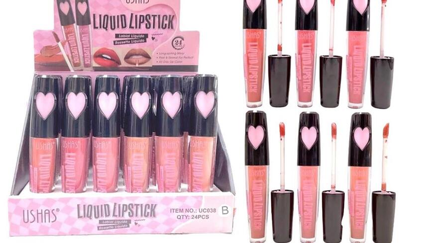 USHAS LIQUID LIPSTICK
 [Confezione da 24 pezzi]