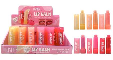 USHAS LIP BALM 
 [Confezione da 24 pezzi]