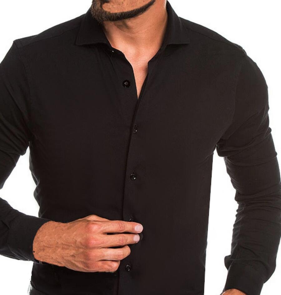 MEN'S BODY SHIRT FOR DANCE IN TECHNICAL ELASTIC FABRIC 9-0007